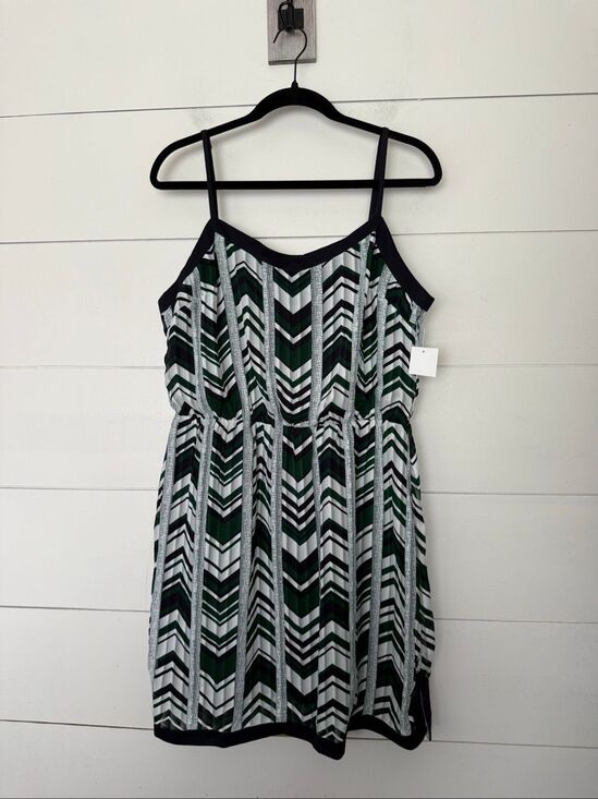 Grayson Dresses & Skirts - Grayson Women’s Large Spaghetti Strap Chevron Mini Dress New